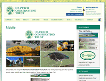 Tablet Screenshot of harwichconservationtrust.org